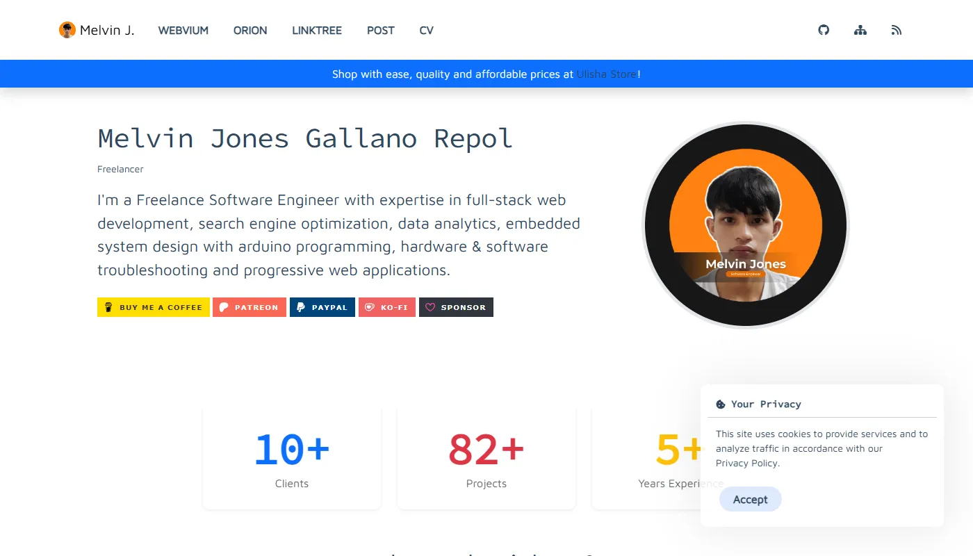 Melvin Jones Repol's portfolio