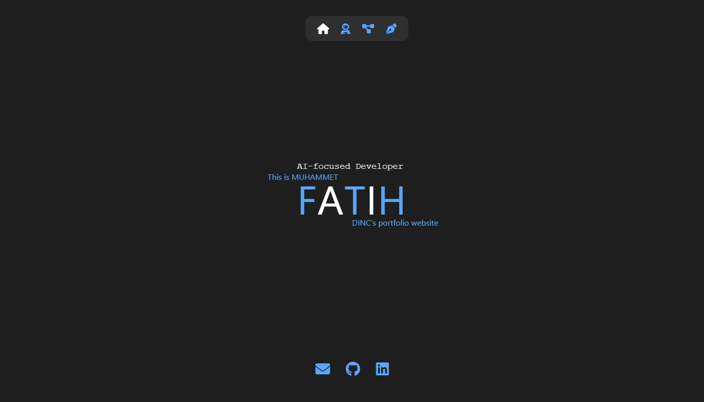 Muhammet Fatih DİNÇ's portfolio