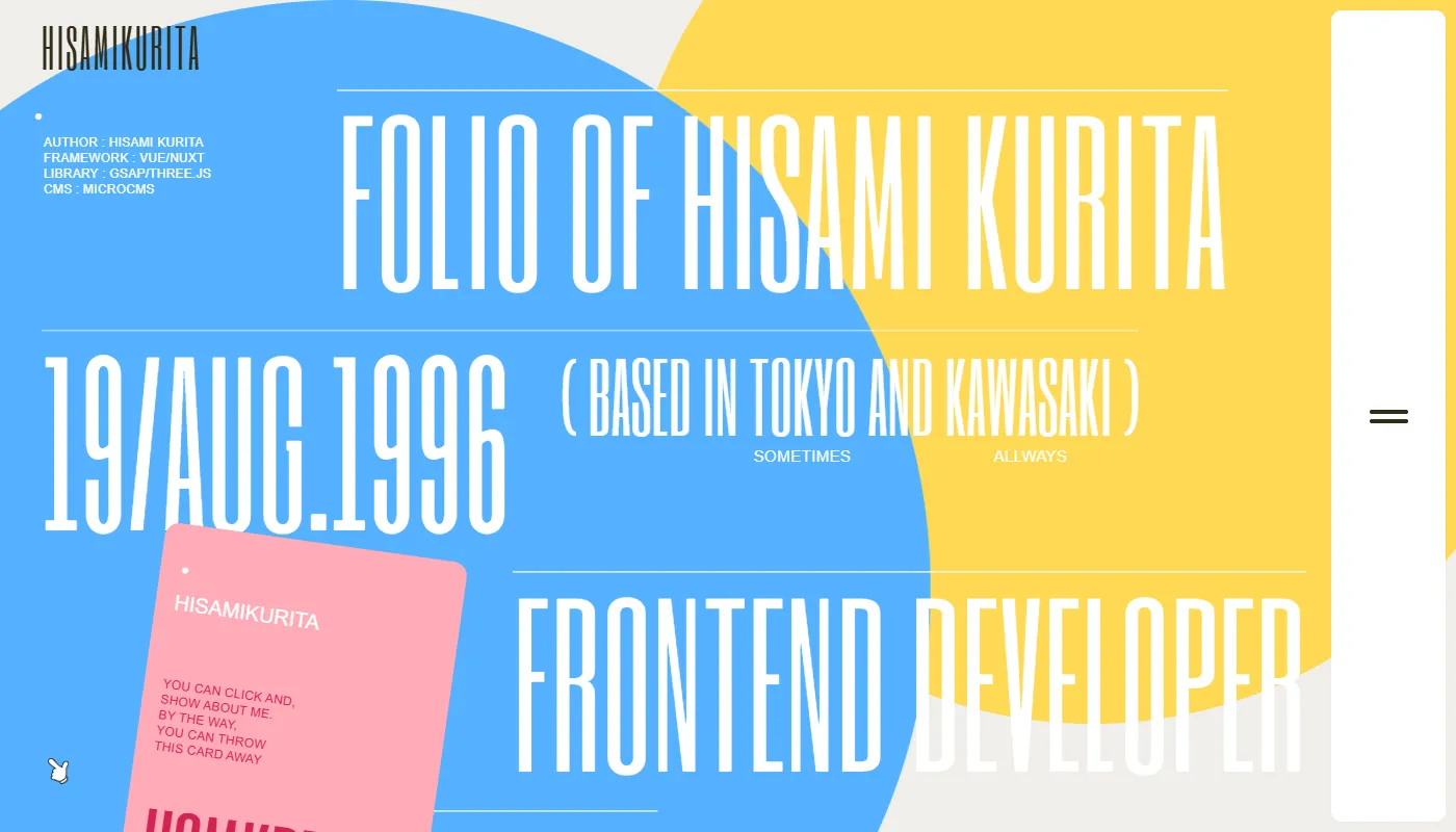 Hisami Kurita's portfolio