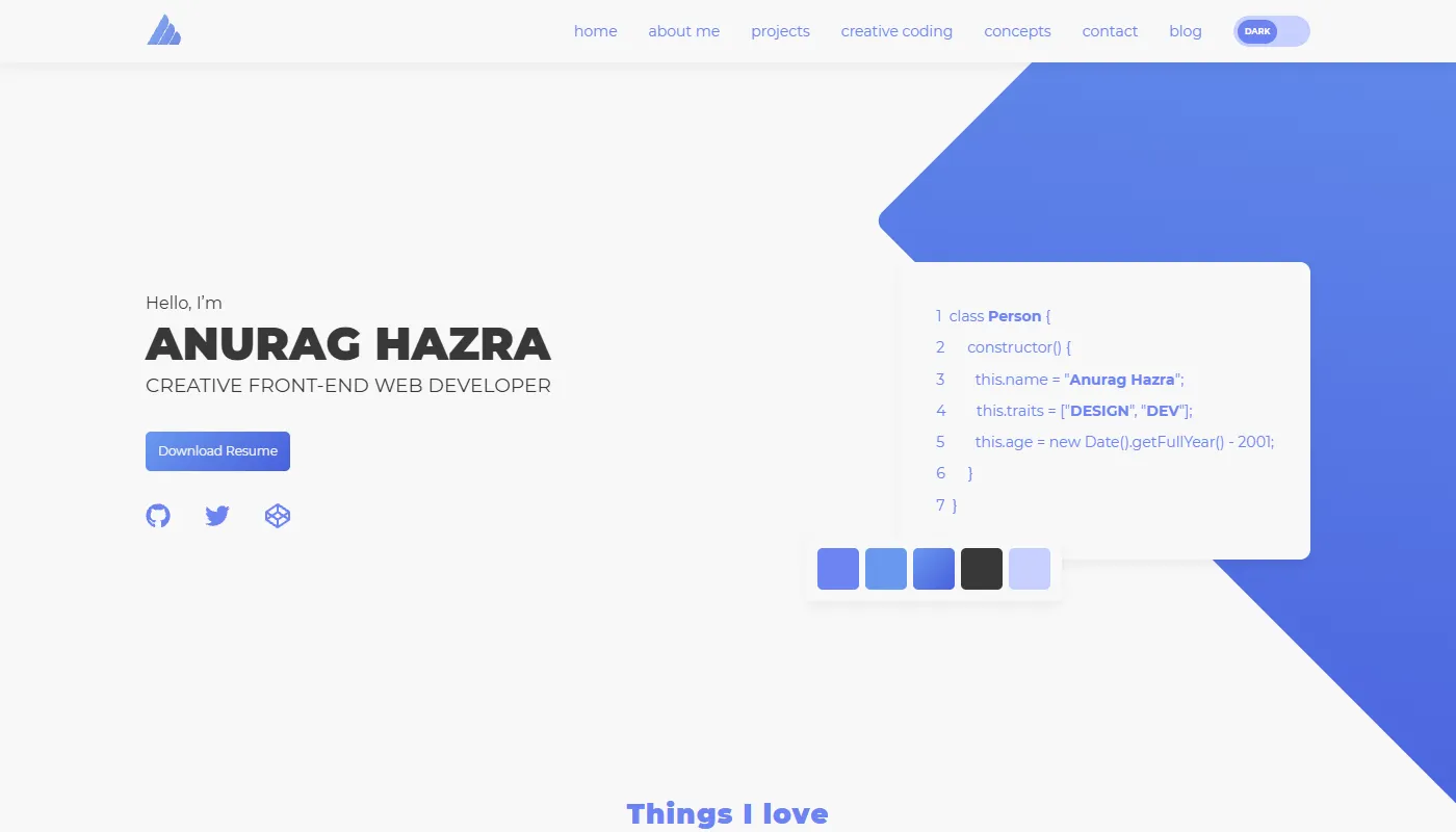 Anurag Hazra's portfolio