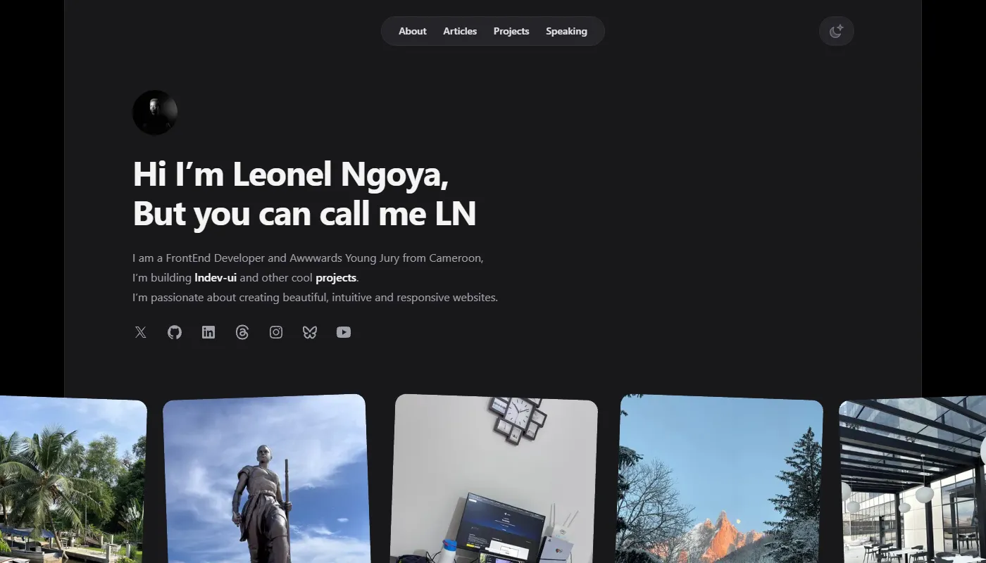 Leonel Ngoya's portfolio