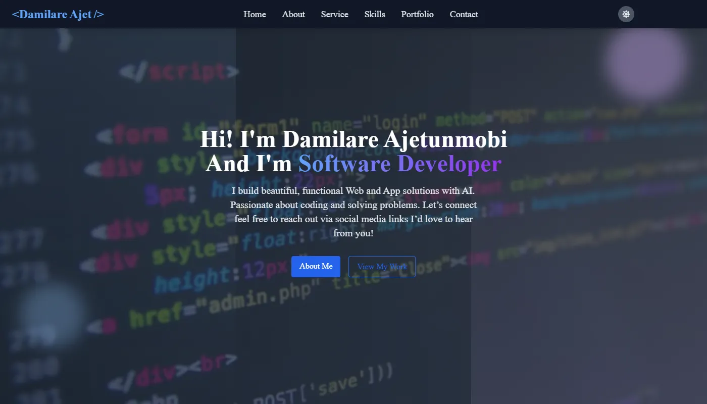 Ajetunmobi Damilare's portfolio