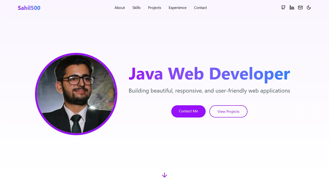 Sahil's portfolio