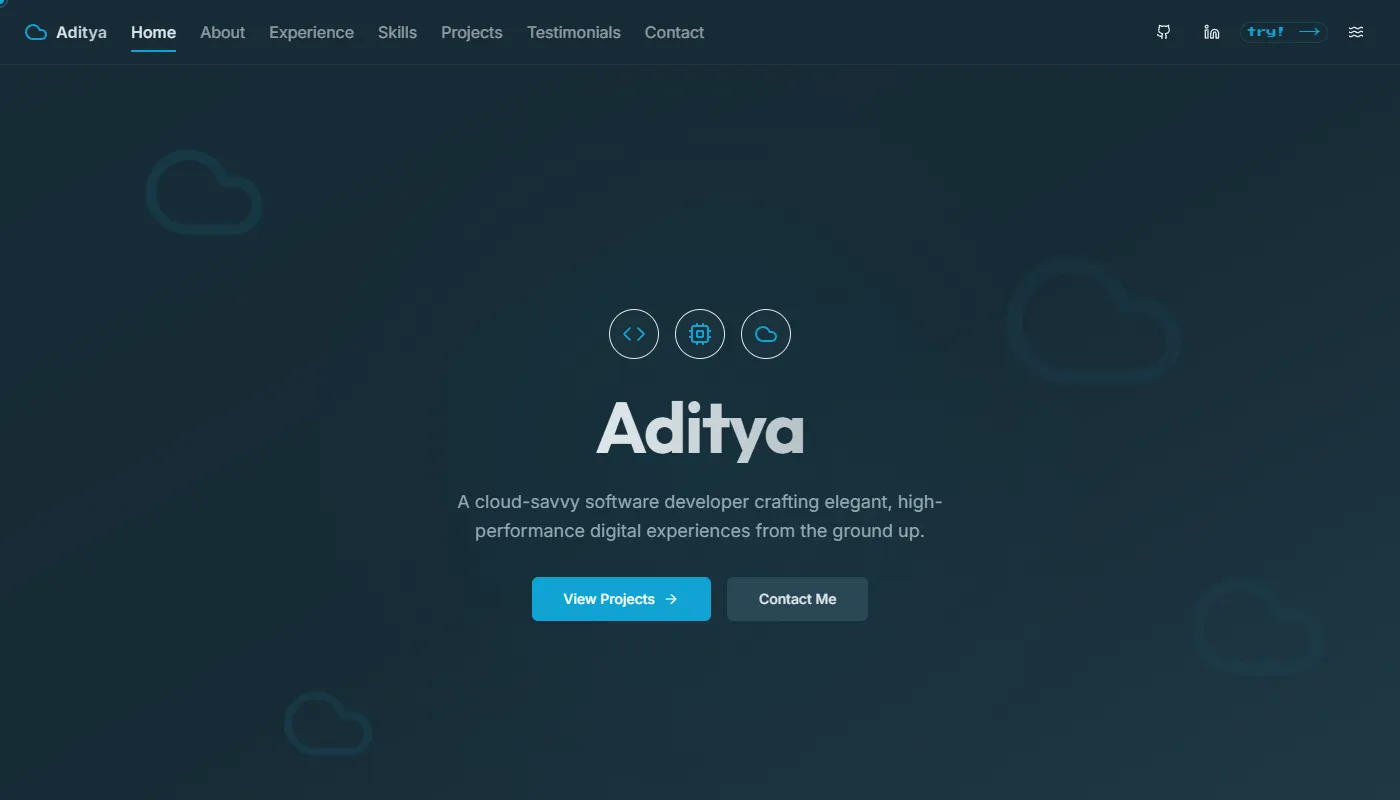 Aditya Dubey's portfolio
