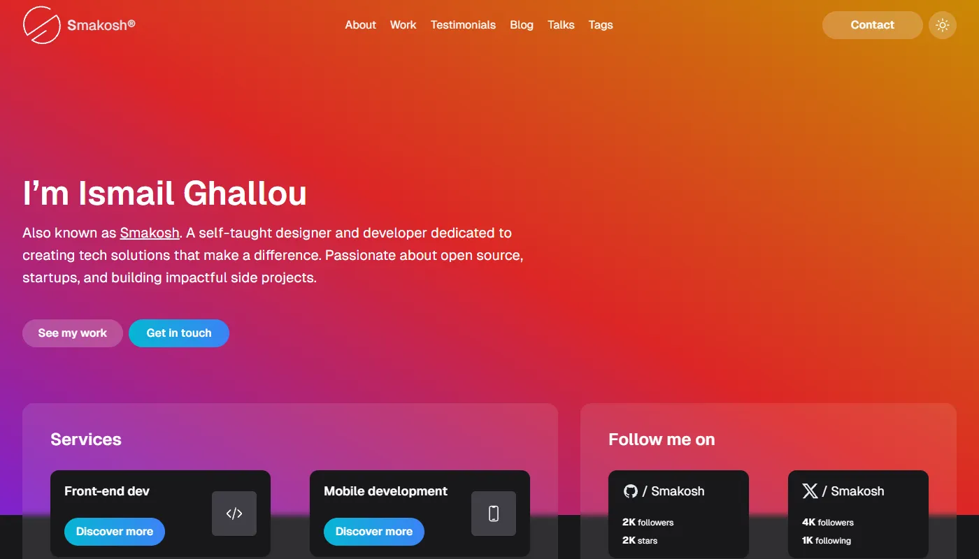 Ismail Ghallou aka Smakosh's portfolio