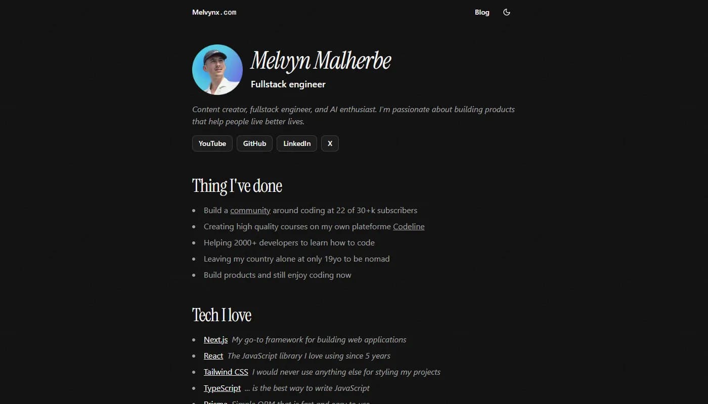 Melvyn Malherbe's portfolio