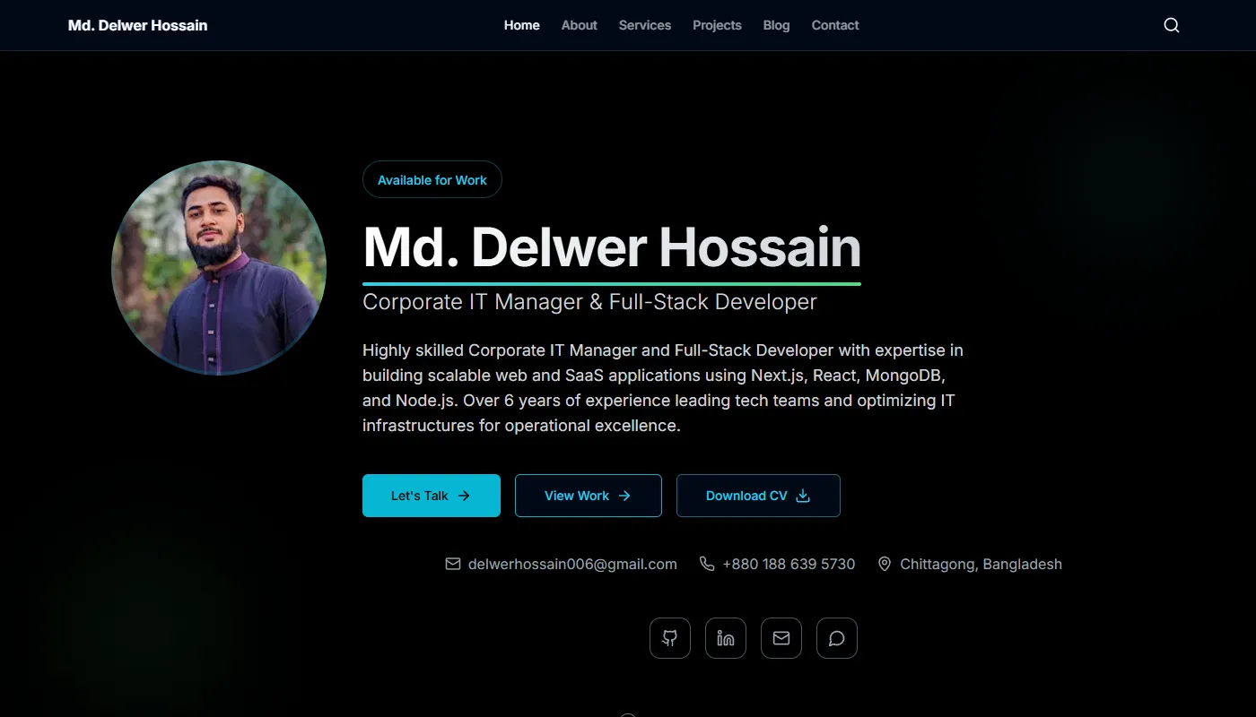 Delwer Hossain's portfolio