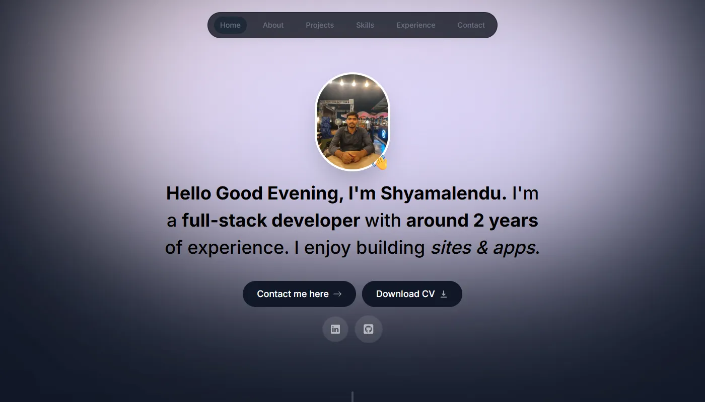 Shyamalendu Nayak's portfolio