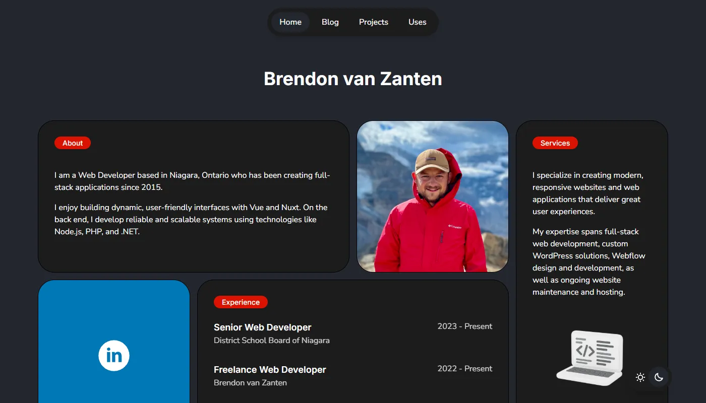 Brendon van Zanten's portfolio