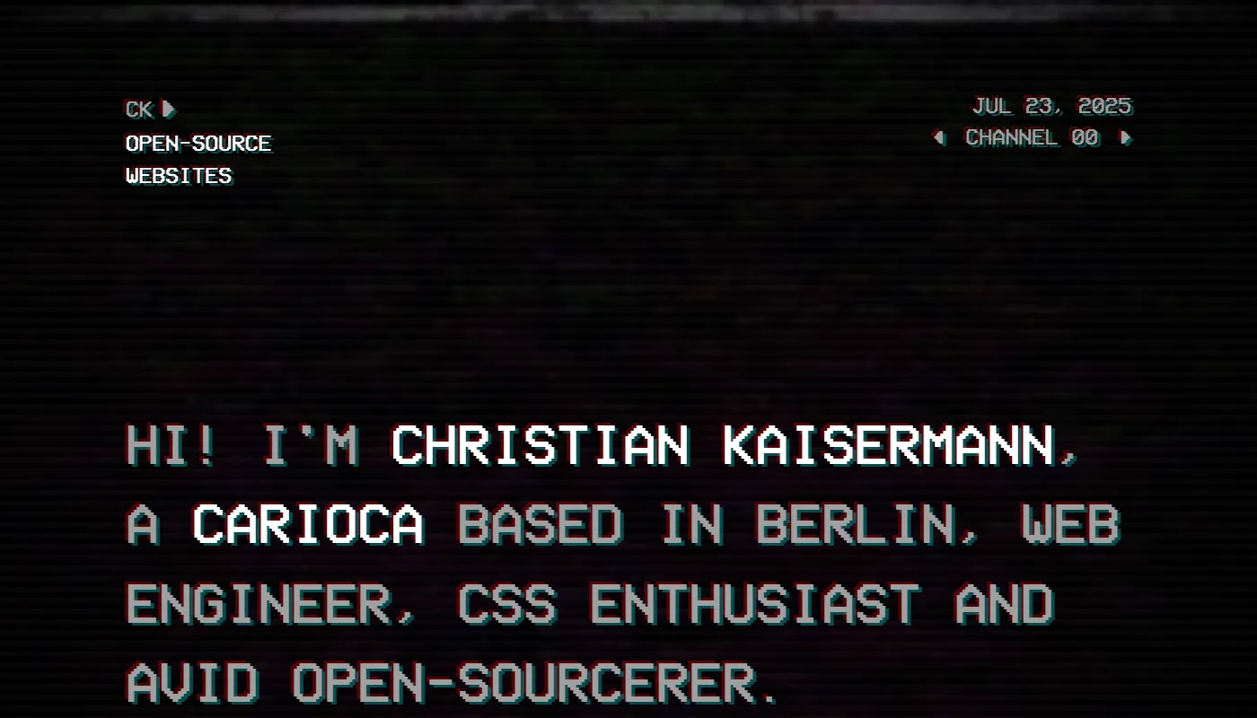 Christian Kaisermann's portfolio
