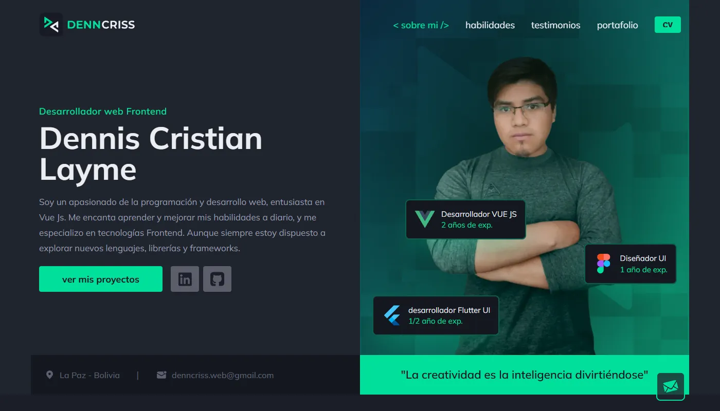 Dennis Cristian's portfolio