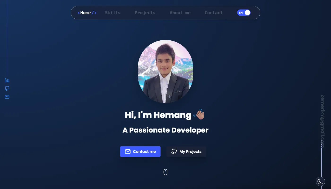 Hemang Yadav's portfolio