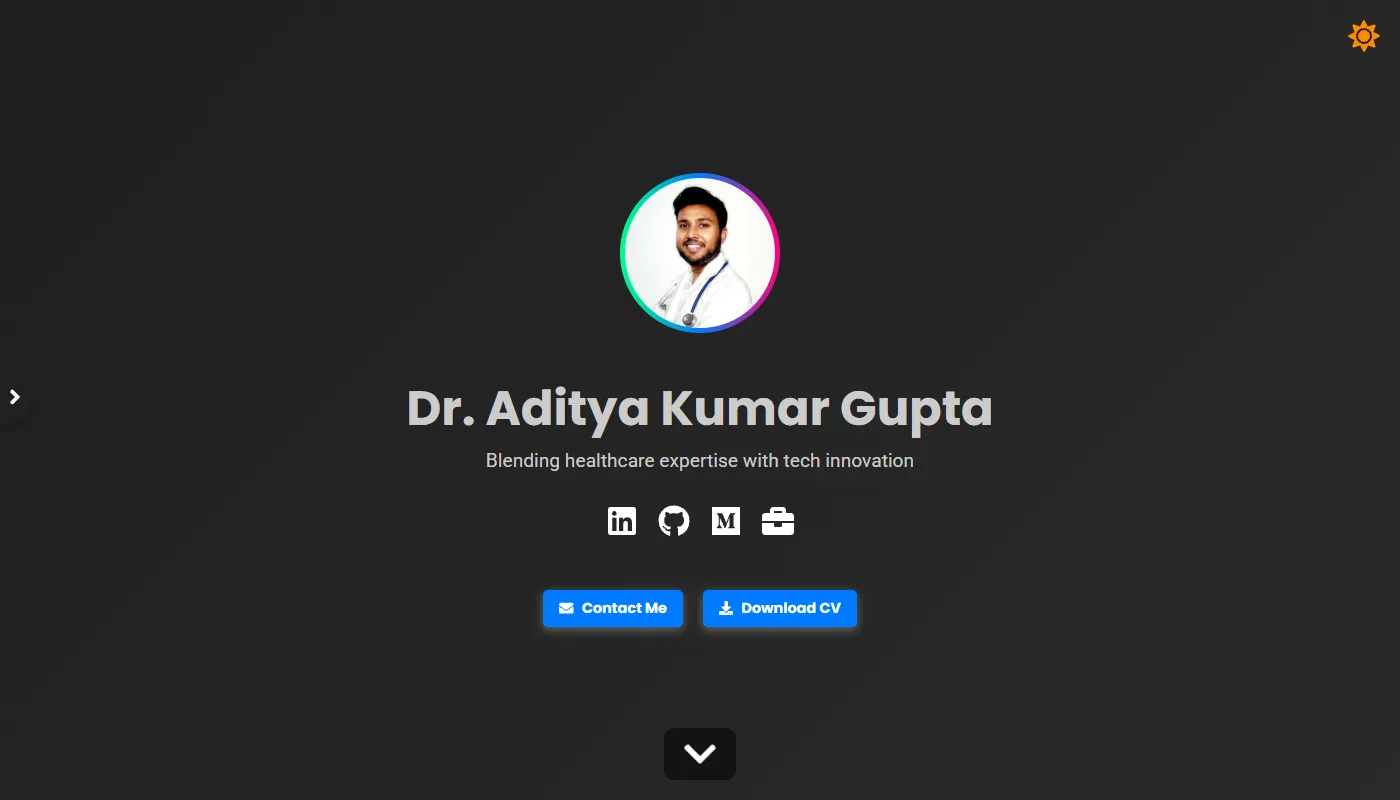 Aditya Kumar Gupta's portfolio