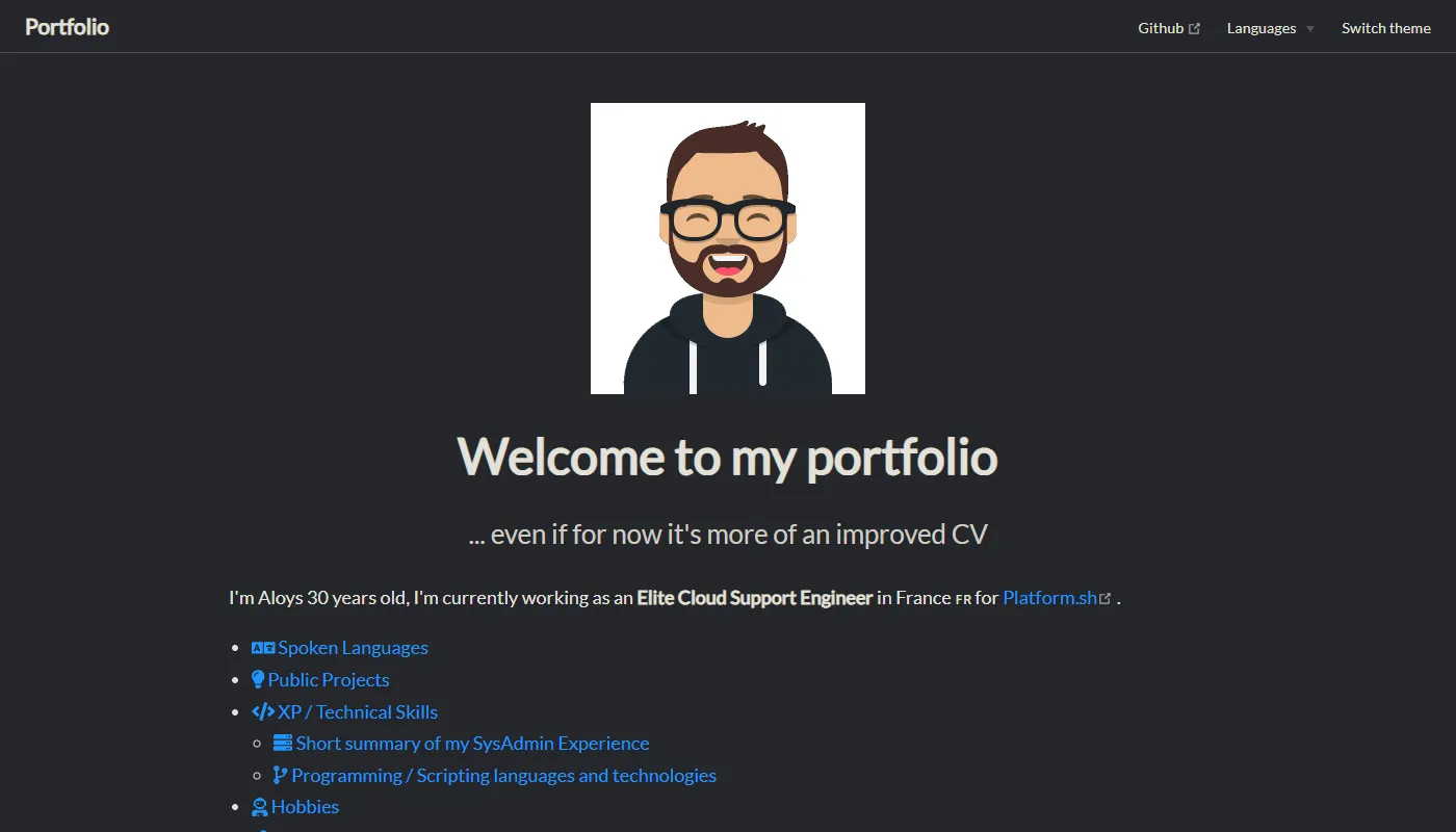 Aloys Dillar's portfolio