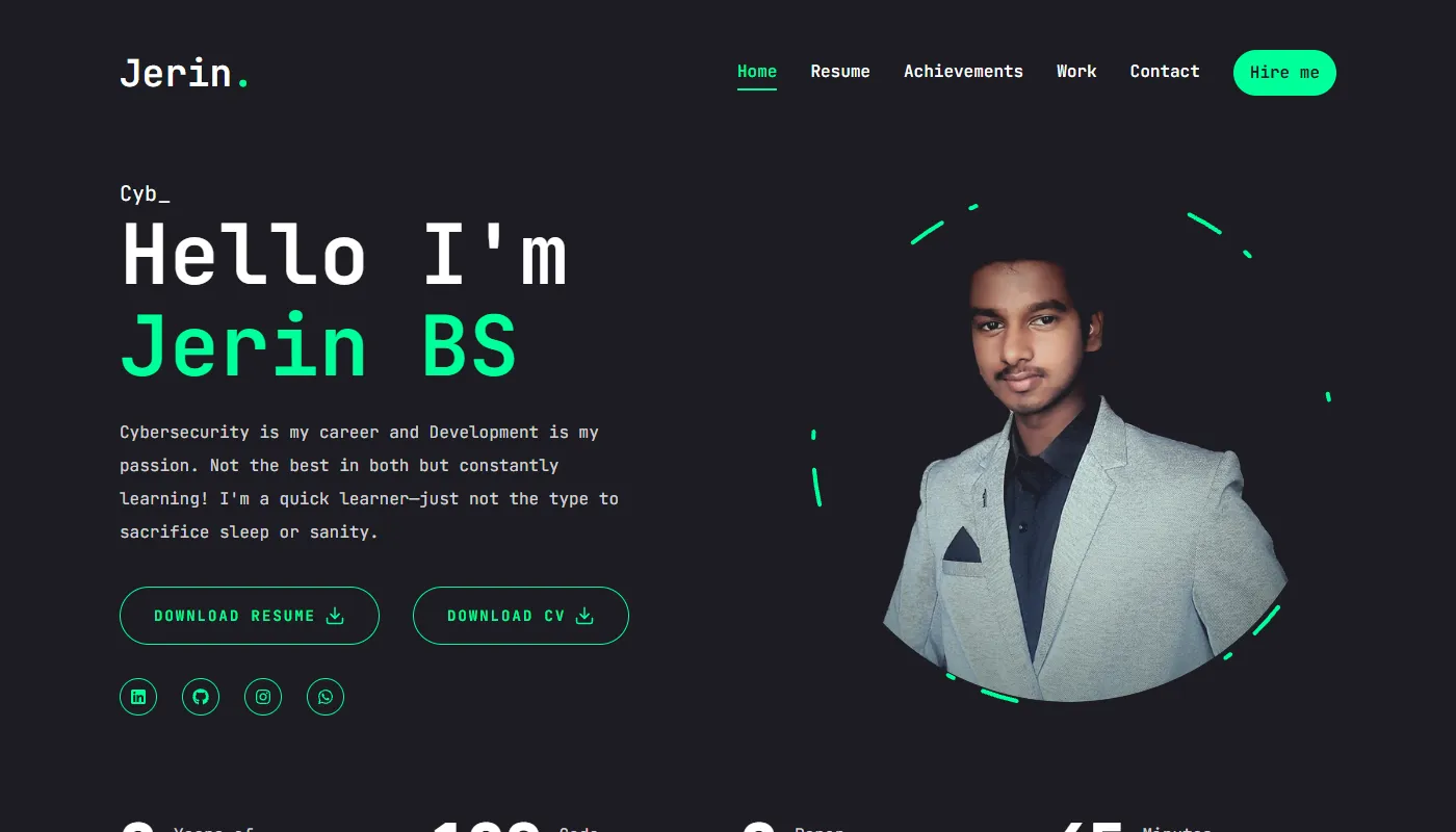 Jerin BS's portfolio