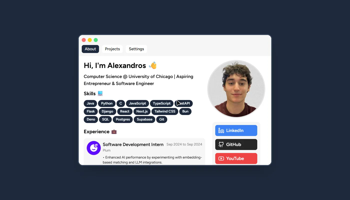Alexandros Lekkas's portfolio