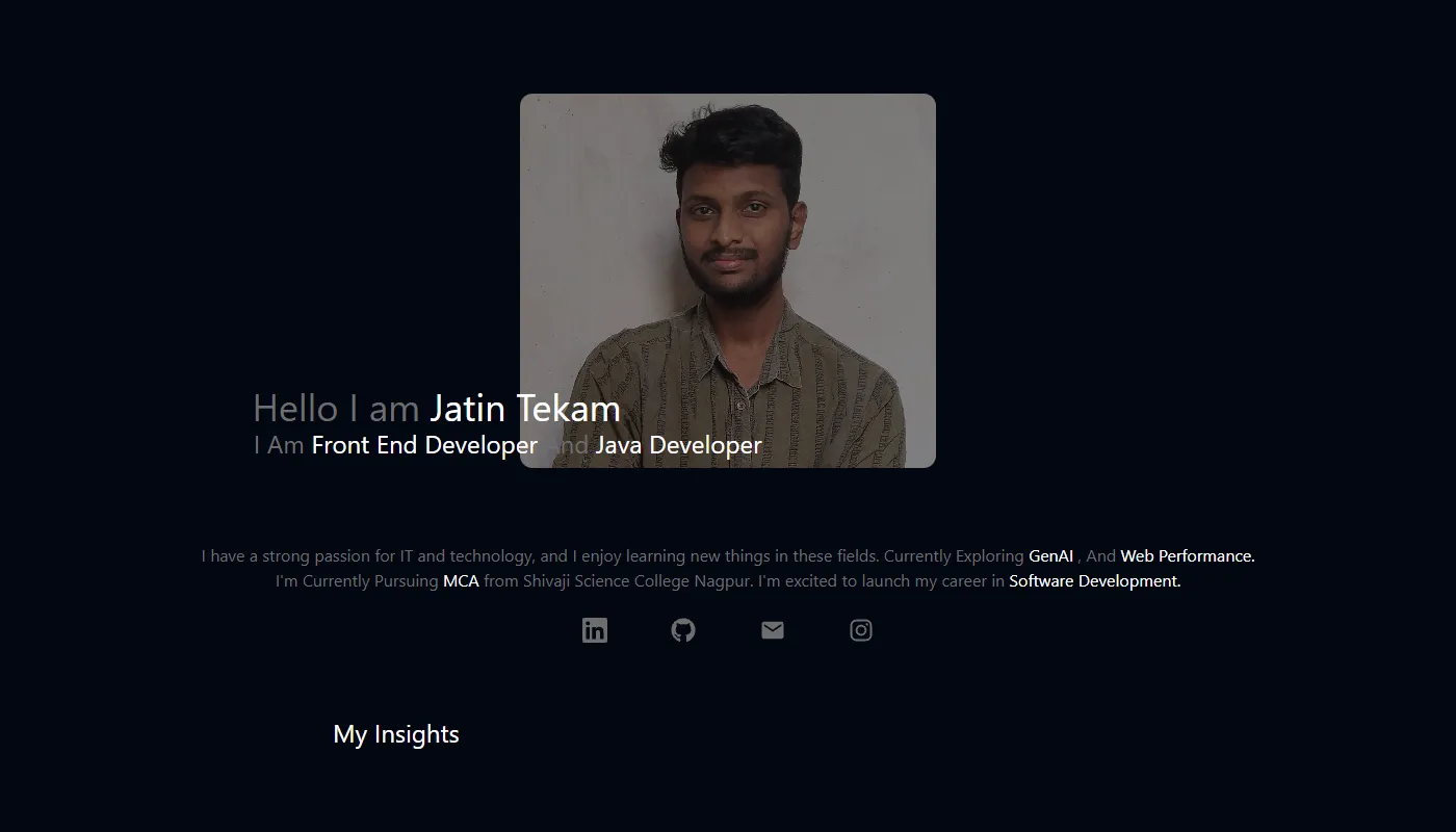 Jatin Tekam's portfolio